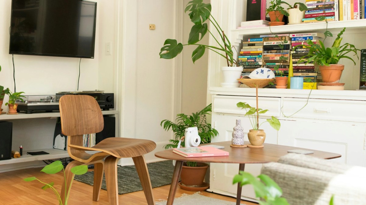 Wohnzimmer mit Pflanzen