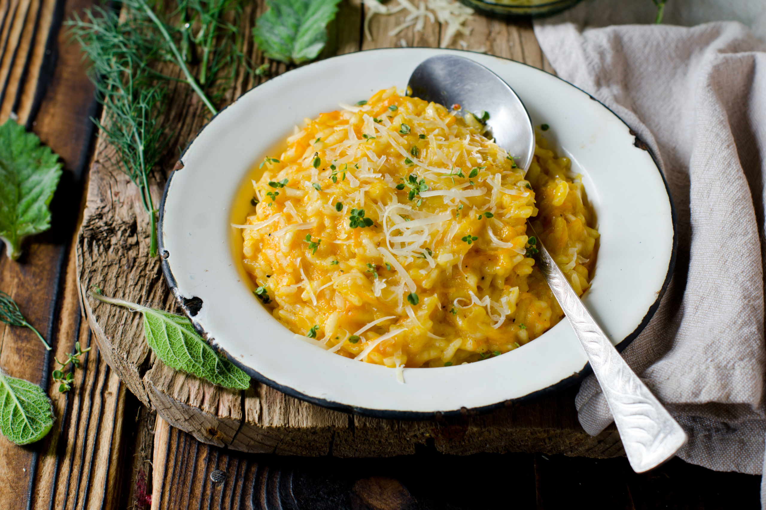 Kürbis-Risotto