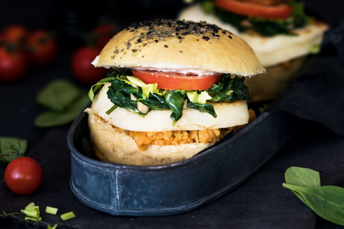 Burger grillen: Rezept für Veggie-Burger vom Grill