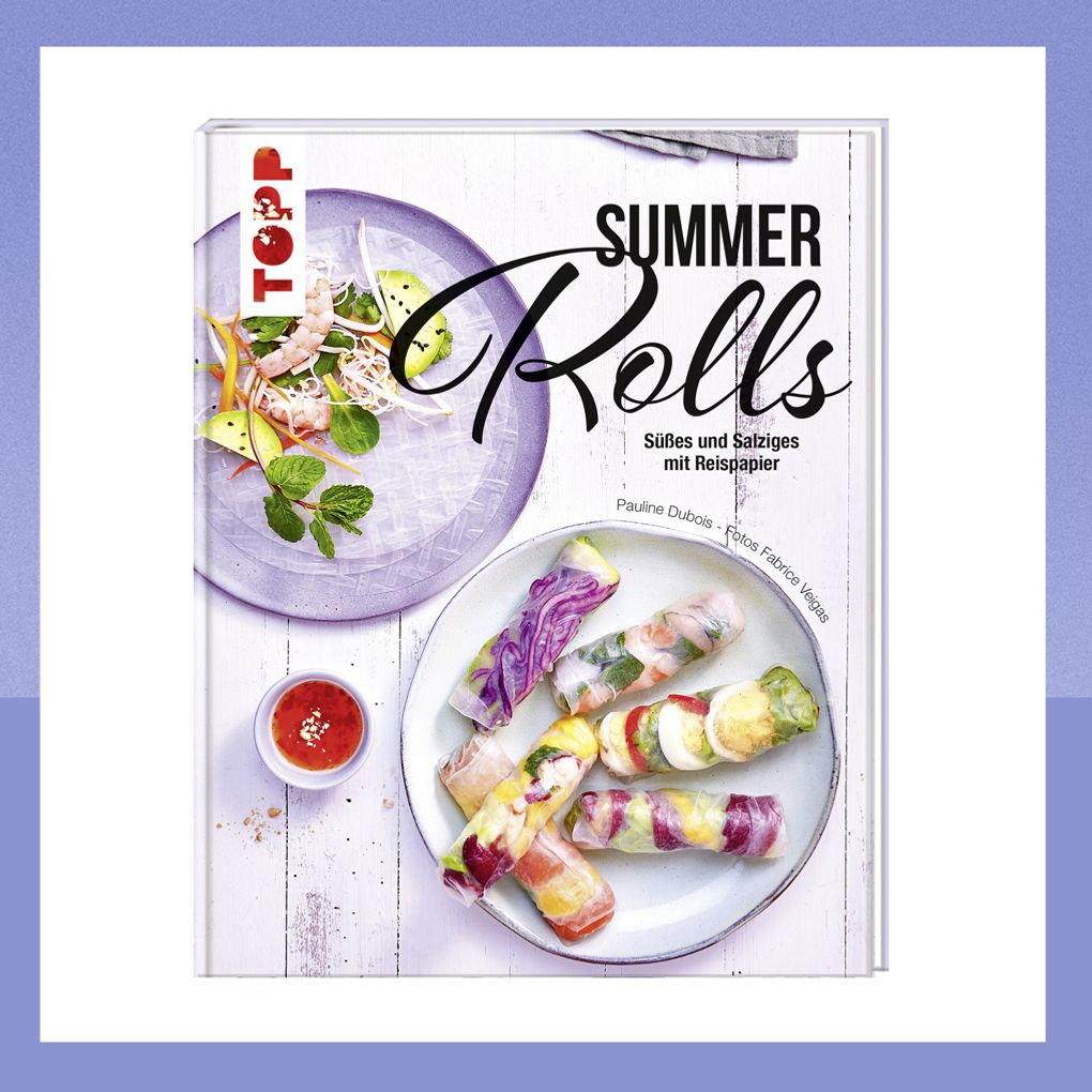 Kochbuch mit herzhaften und süßen Sommerrollen-Rezepten