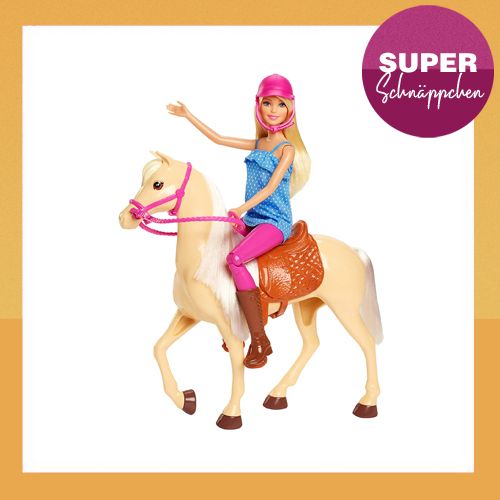 Barbie mit Pferd.