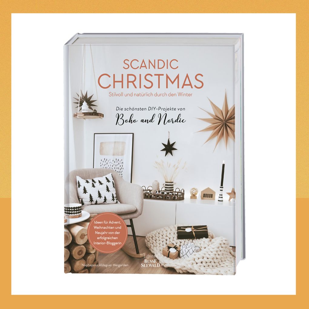 Schönes Buch mit vielen Anleitungen und Ideen für selbstgemachte Weihnachtsdeko