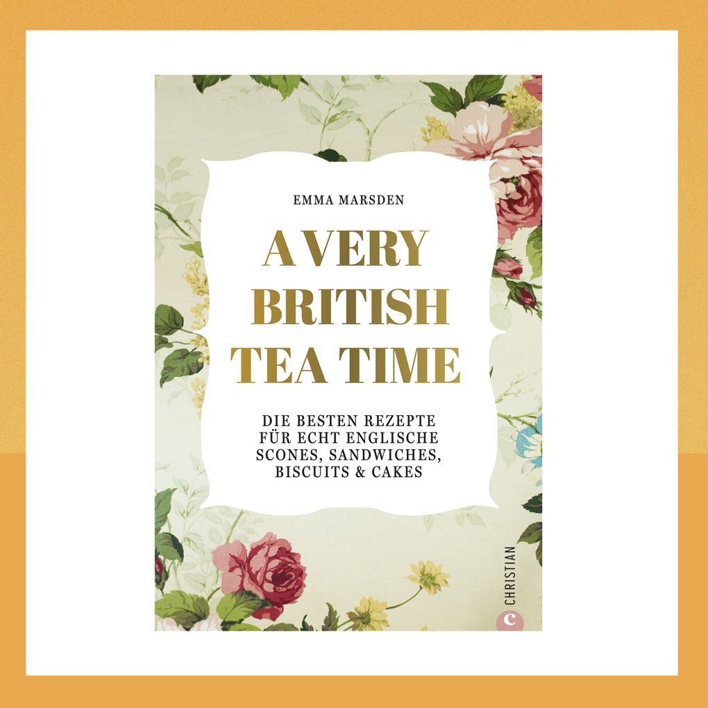 Stilvolles Buch mit Rezepten für die perfekte Teatime-Party