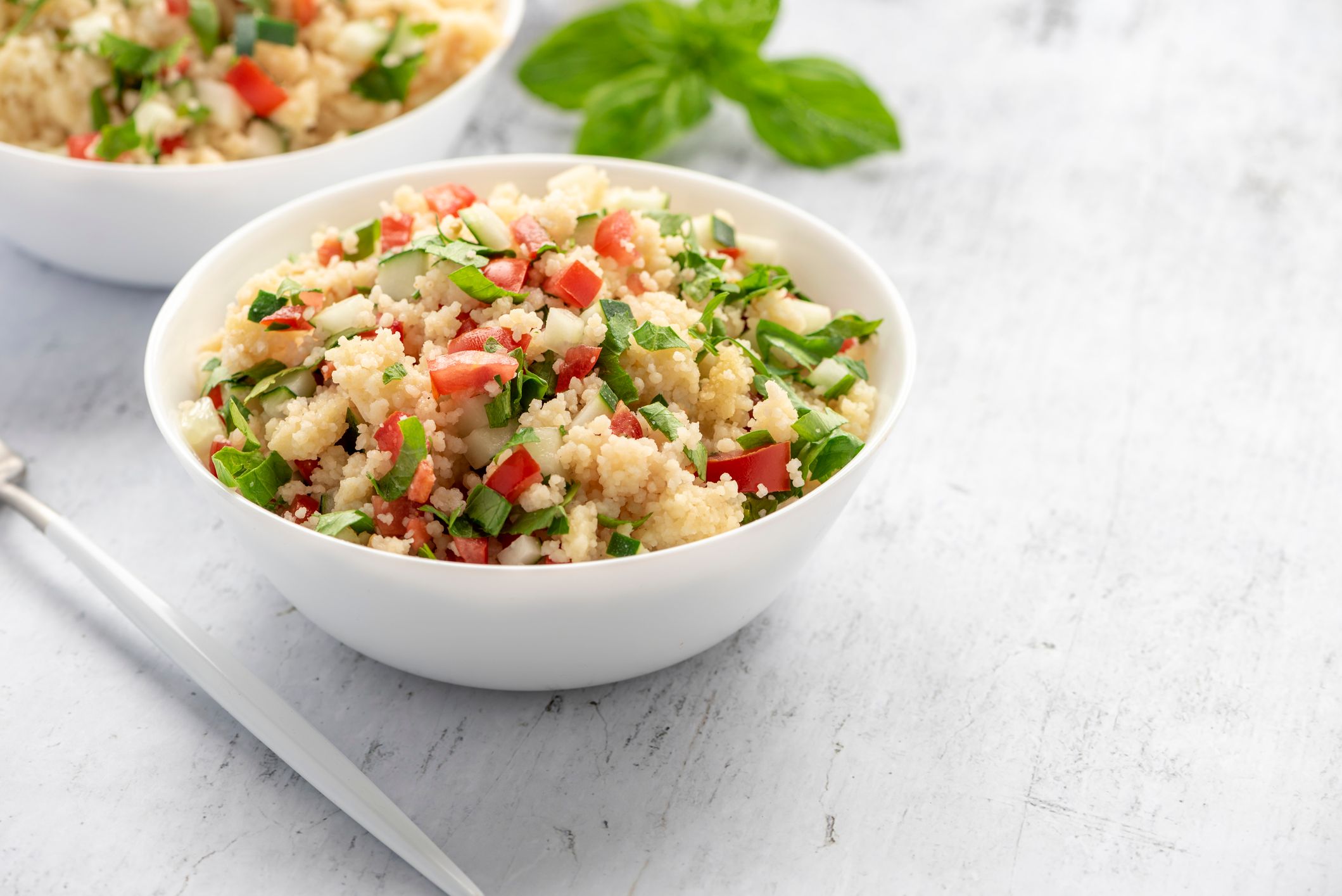 Gesund kochen: Couscous-Salat zum Abendessen