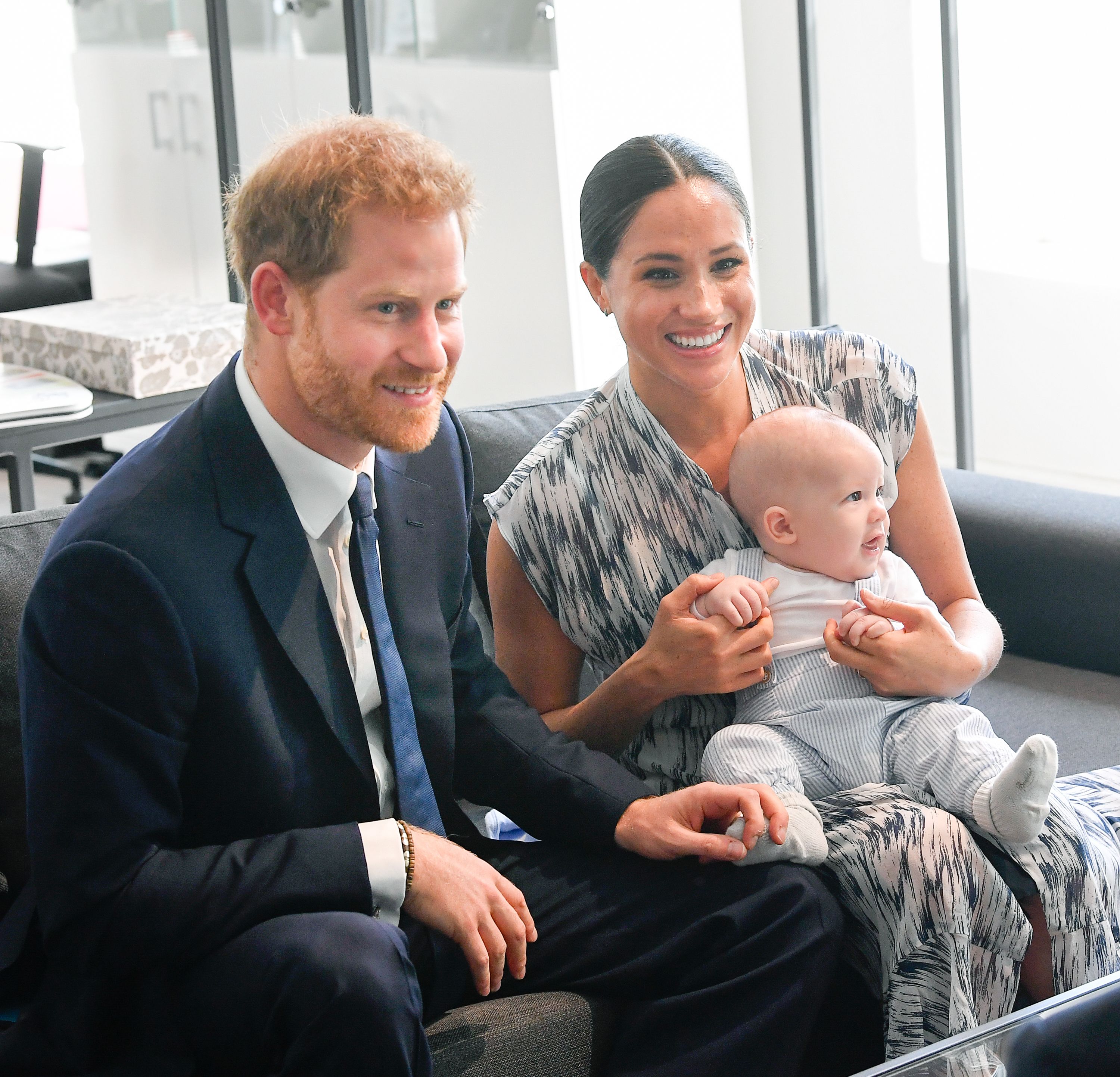Prinz Harry, Herzogin Meghan und ihr Sohn Archie