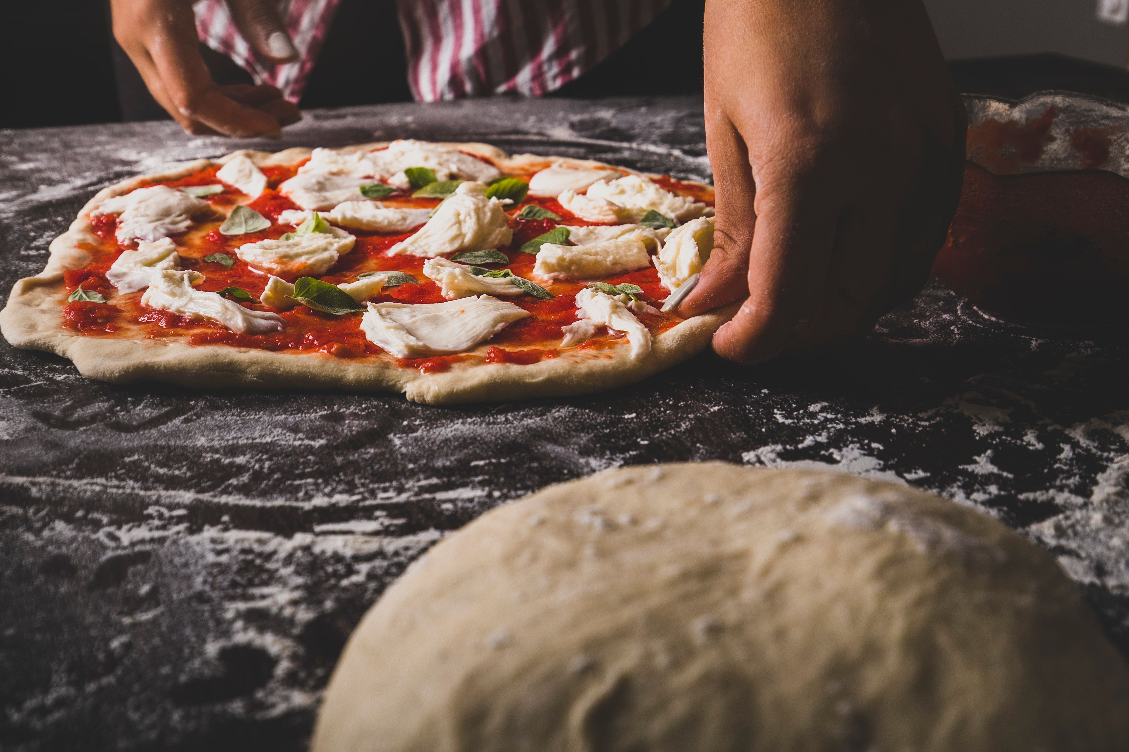 Hefeteig einfrieren: Pizza