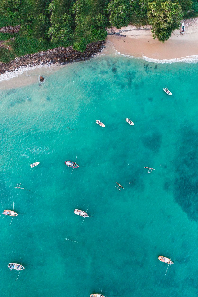 Traumhafte Bucht in Sri Lanka