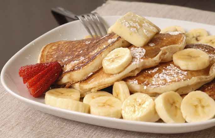 Protein-Pancakes mit Banane