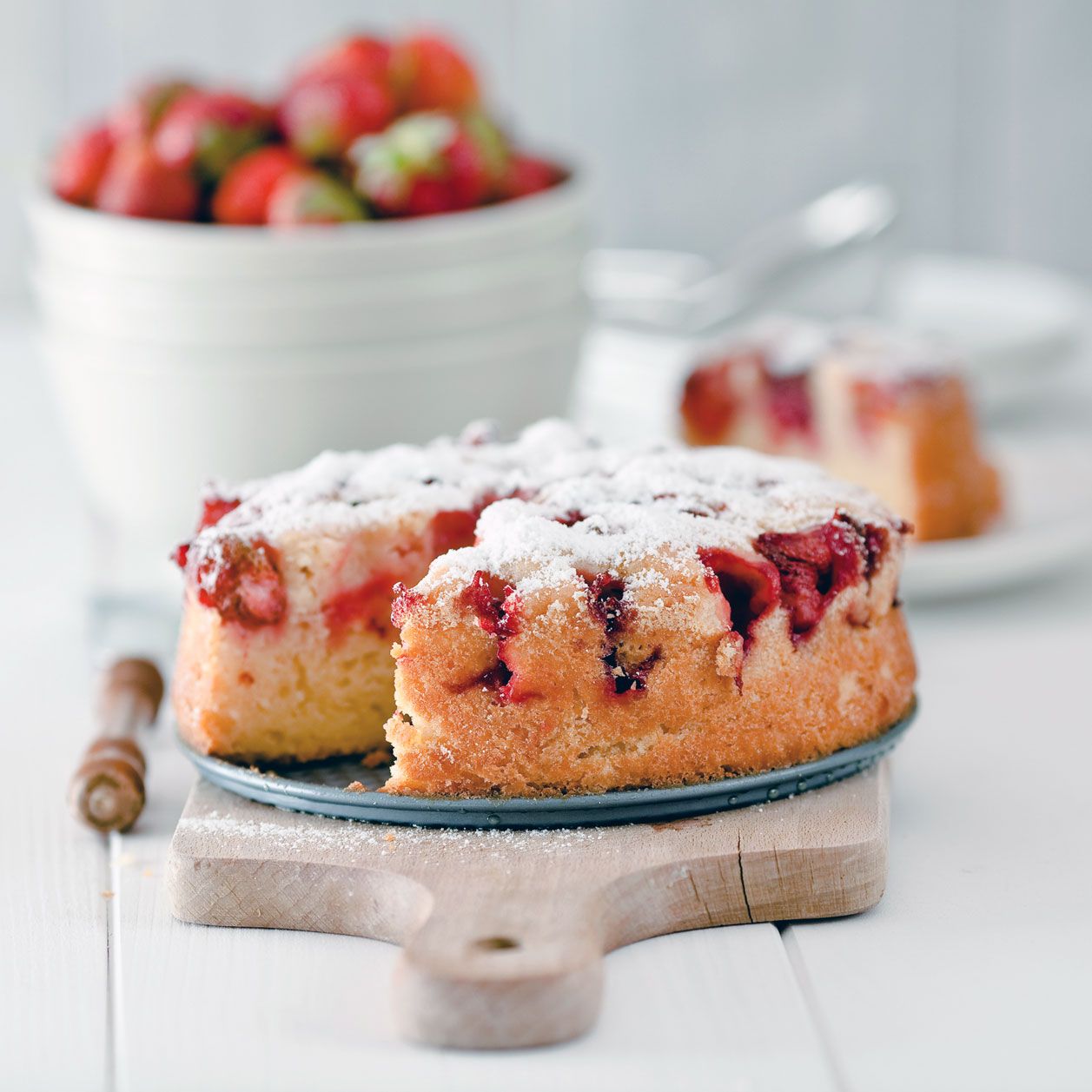 Kuchen-Rezepte: französischer Erdbeer-Kuchen