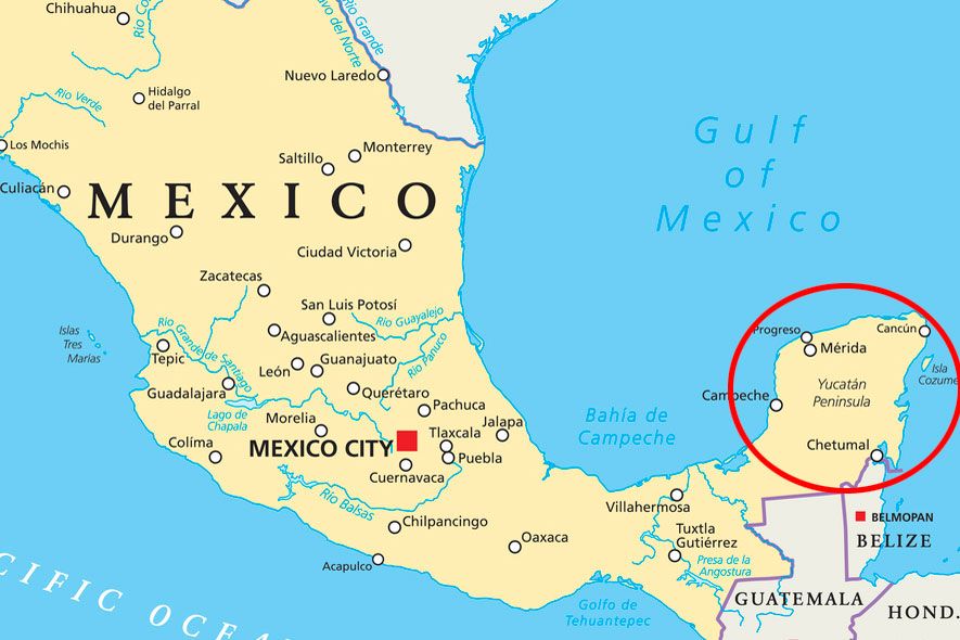 Mexiko Yucatan Reise Urlaub