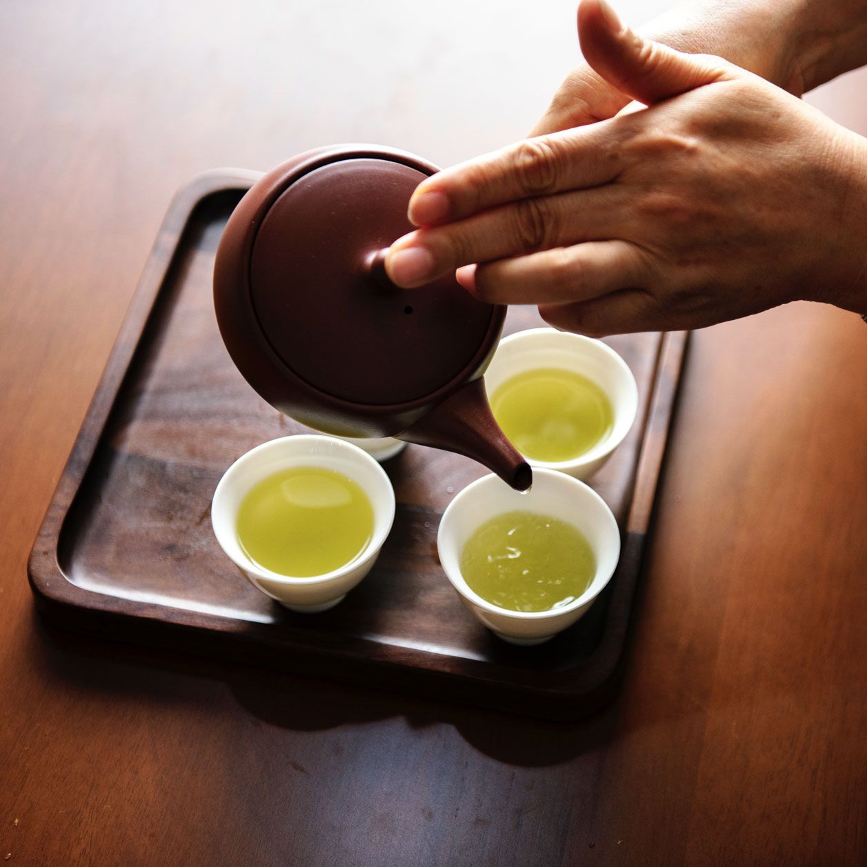 Grüner Tee soll eine gesunde Wirkung auf den Körper haben.
