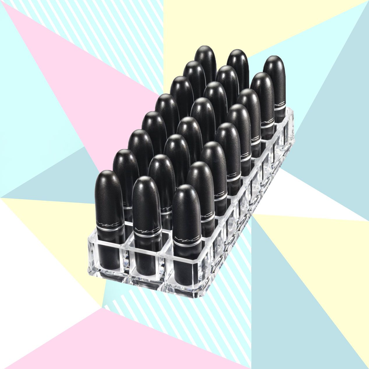 Lippenstifte machen sich besonders gut in einem solchen St&auml;nder.