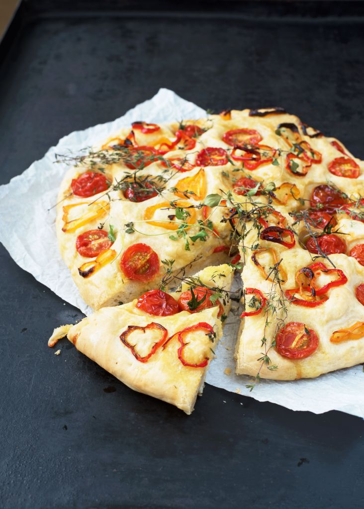 Focaccia als Grillbeilage Focaccia