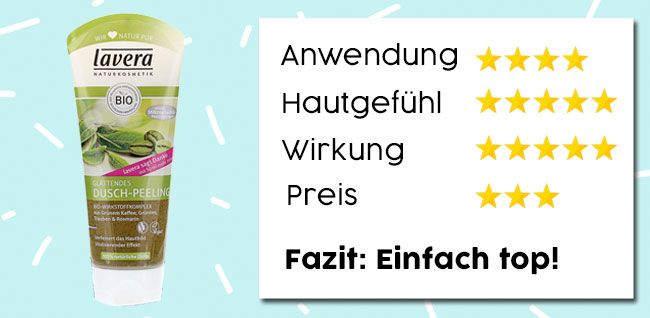 Körperpeeling Test 2019: Naturkosmetik von lavera