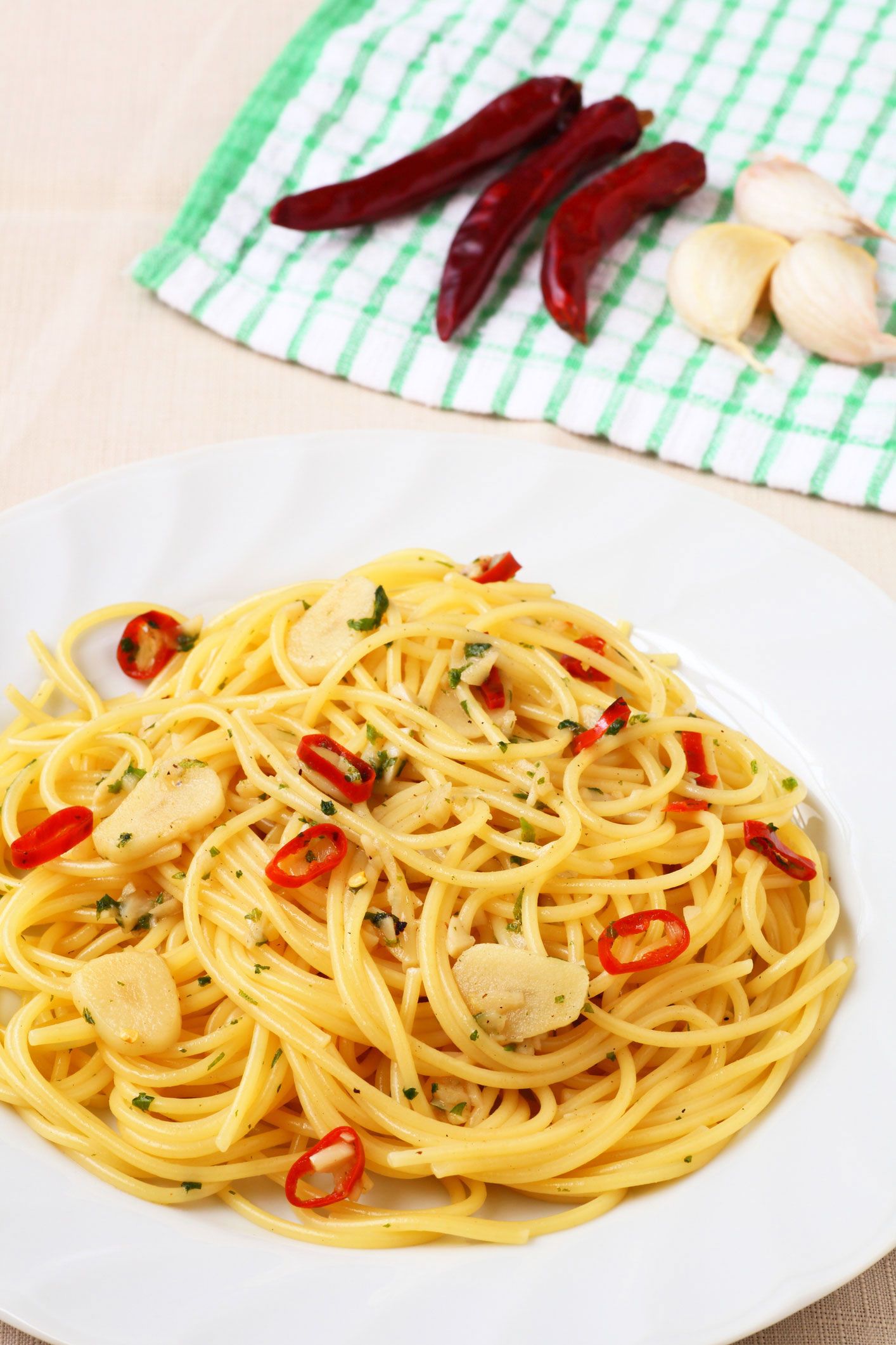 Rezept für Spaghetti Aglio e Olio