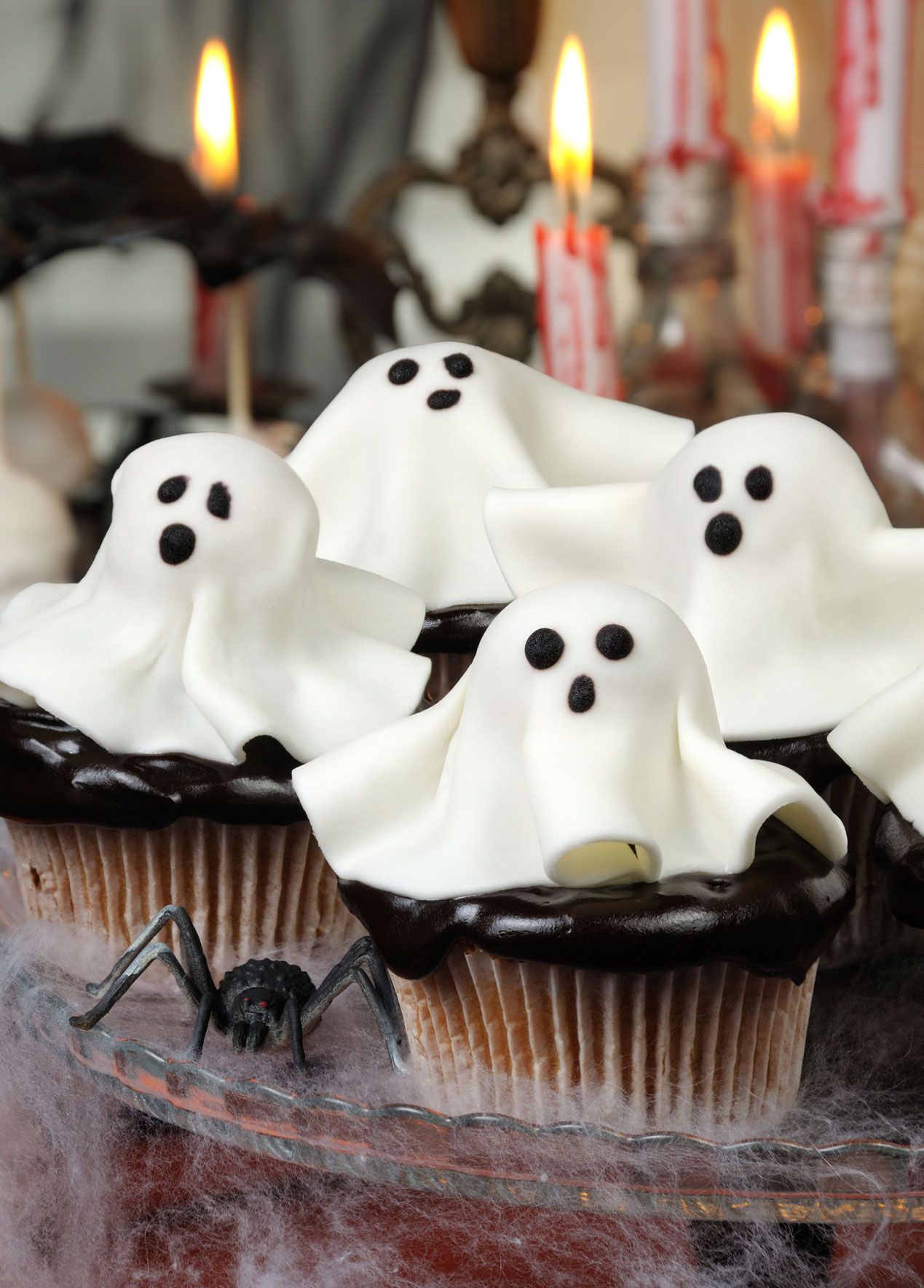 Geister-Cupcakes für Halloween