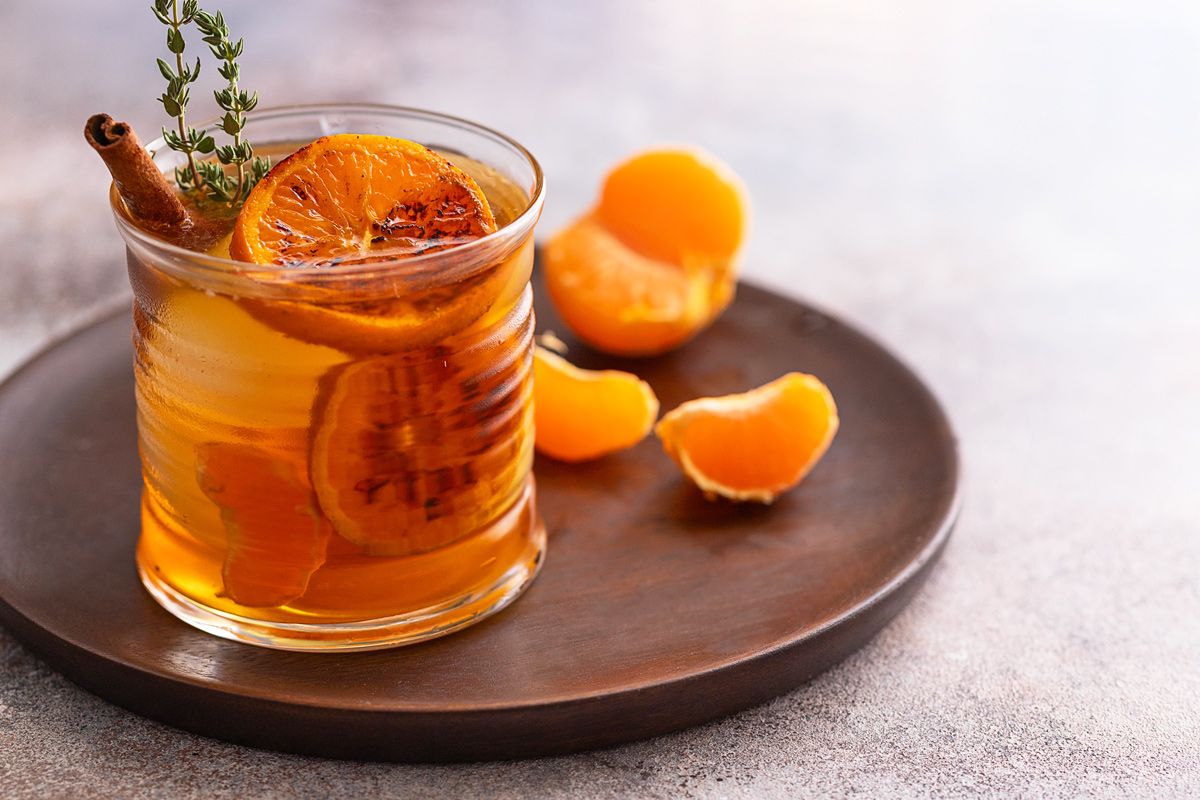 Tee-Cocktail: Rezept für Mandarinenpunsch