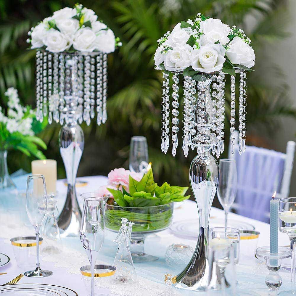 Tischdeko Hochzeit: Kerzenleuchter