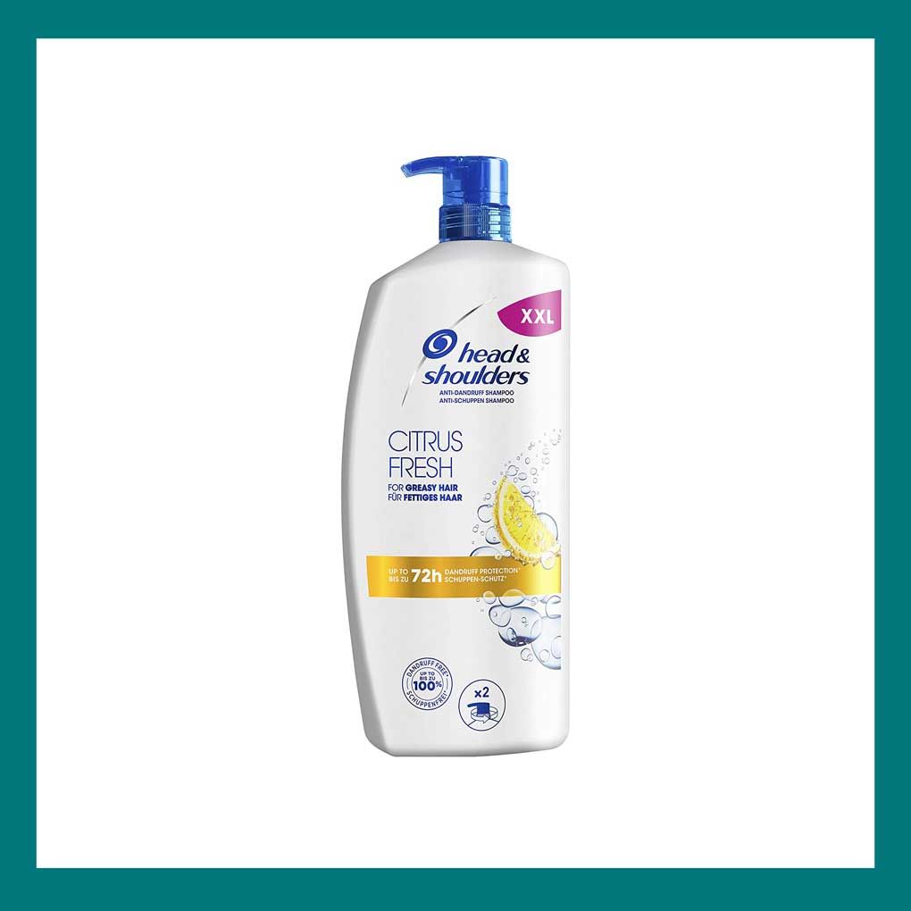 Shampoo gegen fettige Haare: Citrus Fresh Anti Schuppen Shampoo von Head & Shoulders