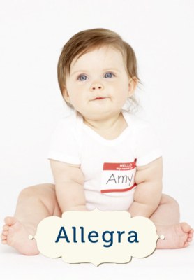 Die sch&#xF6;nsten Babynamen aus aller Welt: Allegra