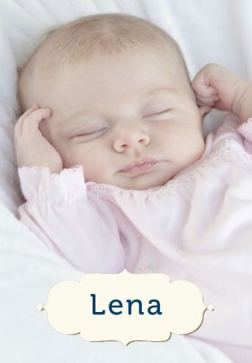 Vornamen mit einer ganz besonderen Bedeutung: Lena bedeutet "die Gl&#xE4;nzende"