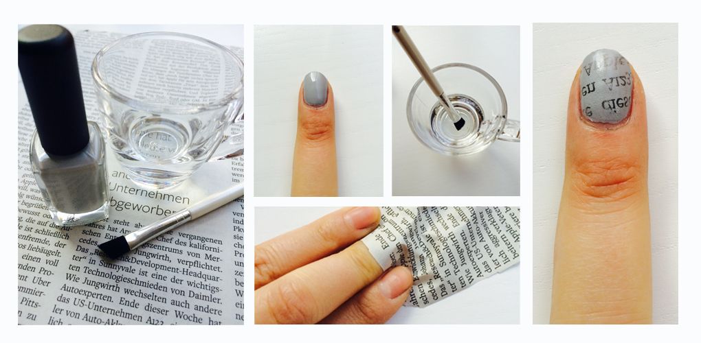 Newspaper Nails