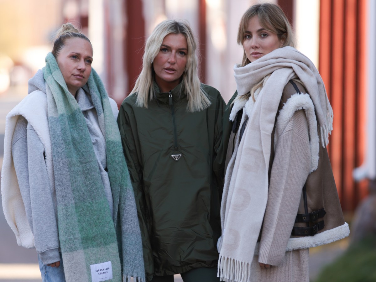 Streetstyle Schweden: Carmen Kroll, Michi Brandl und Karo Kauer in Mode von Copenhagen.