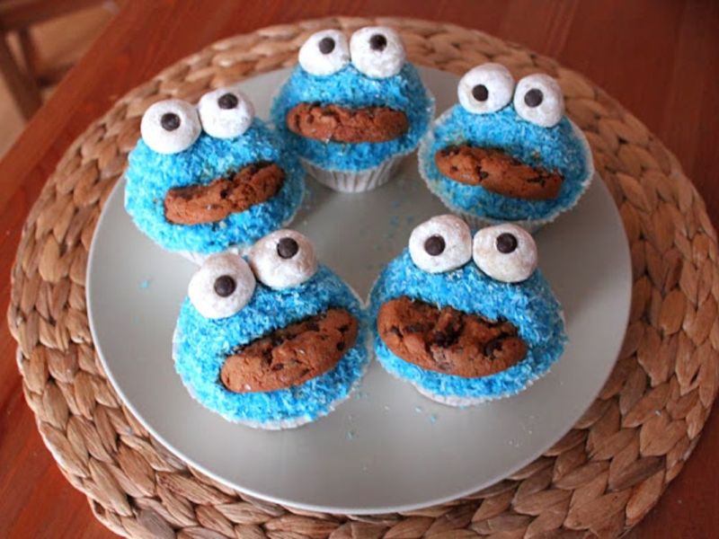 Krümelmonster-Muffins backen: einfaches Rezept