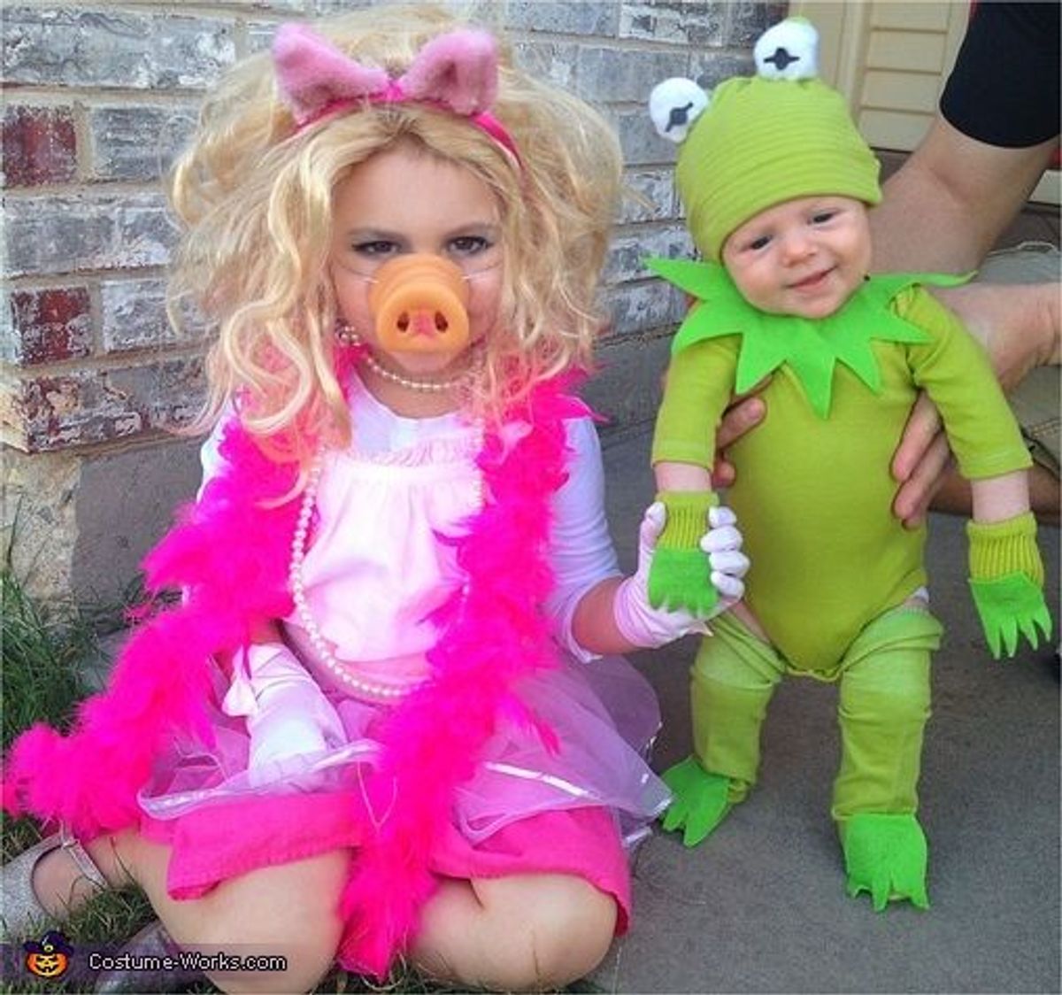 Miss Piggy und Kermit