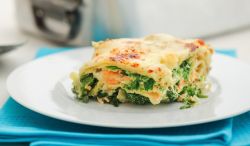 Spinat-Lachs-Lasagne: Schnelles Rezept