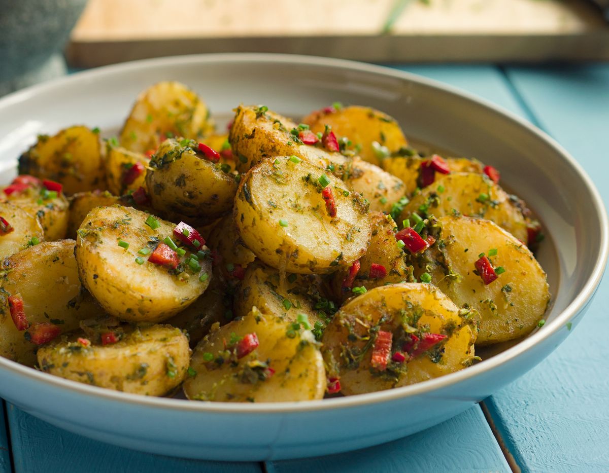 Kartoffelsalat mit Pesto