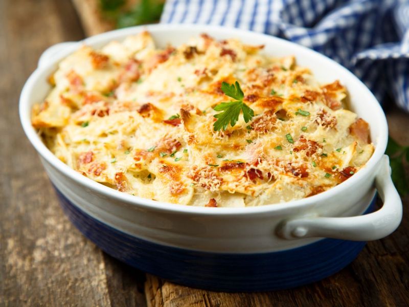 Cremiges Nudelgratin: Schnelles Mittagessen in unter 30 Minuten