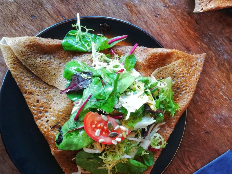 Herzhafter Pfannkuchen: Original französisches Rezept für Galette