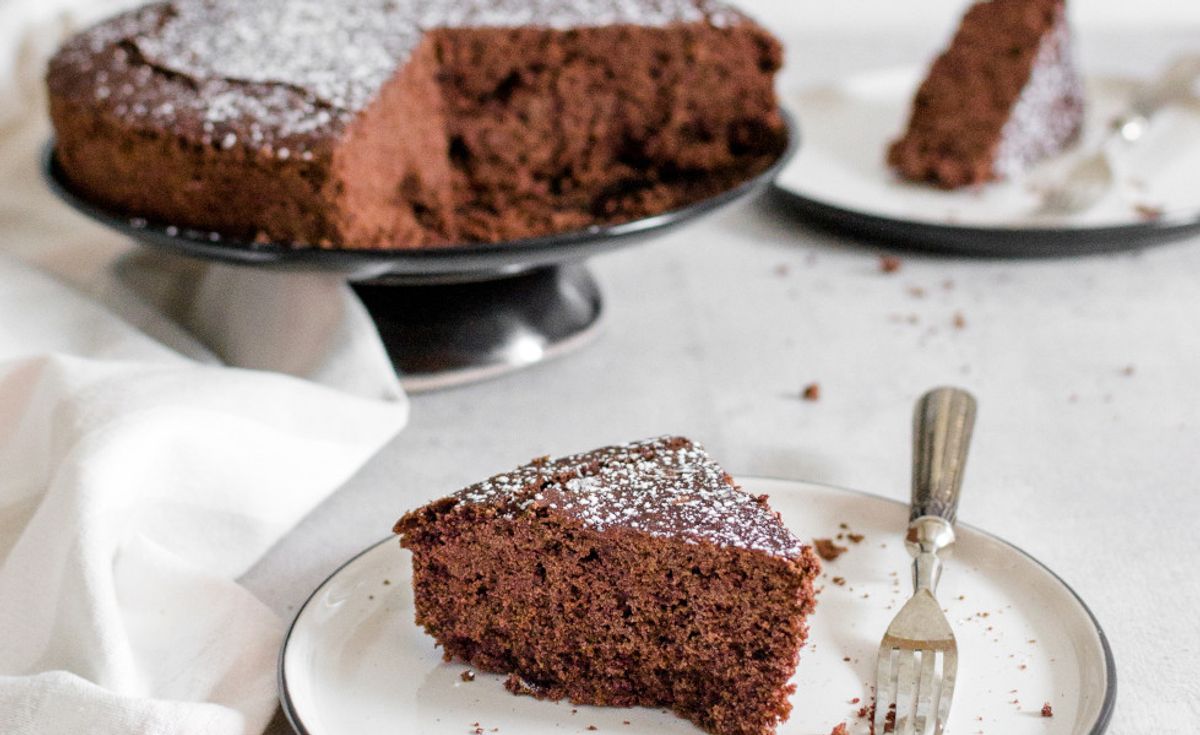 Blitz-Rezept für saftigen Schokokuchen mit Joghurt