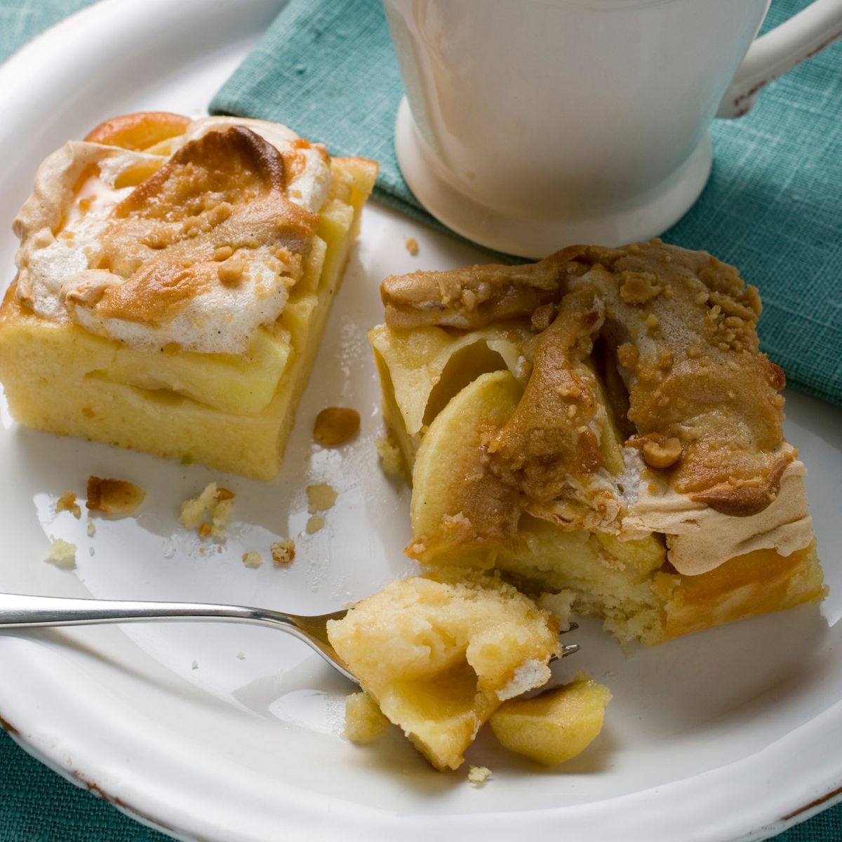 Apfel-Baiser-Kuchen: Blitzrezept nach Omas Art