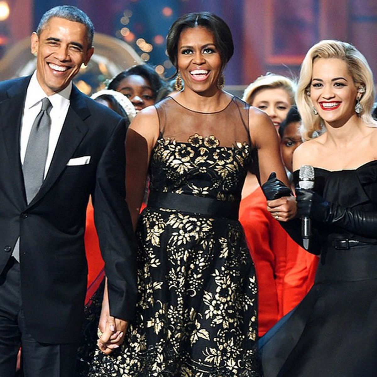 Rita Ora und die Obamas