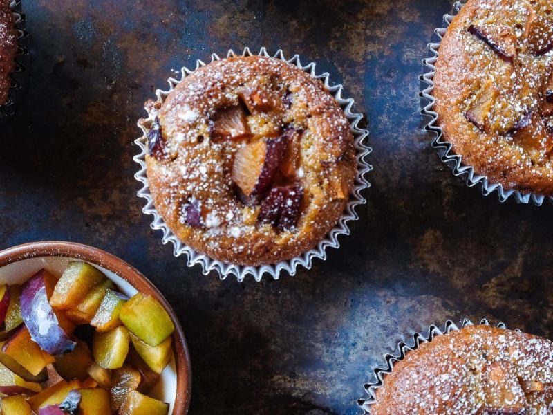 Saftige Pflaumenmuffins: Fix gemacht und unfassbar gut