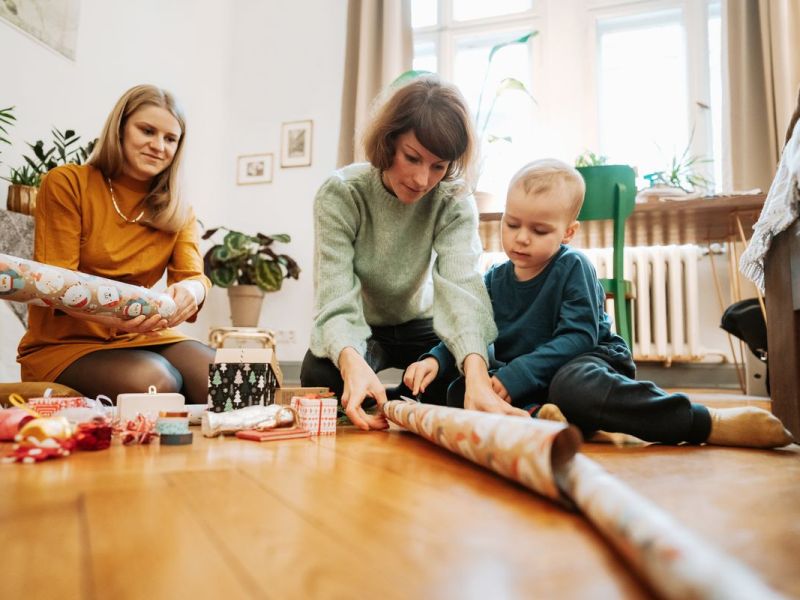 Weihnachtsgeschenke basteln mit Kindern: Die besten DIY-Ideen
