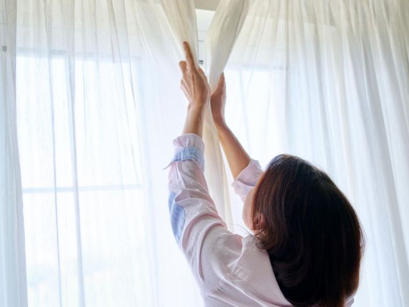 Vorhang-Trick Heizkosten sparen