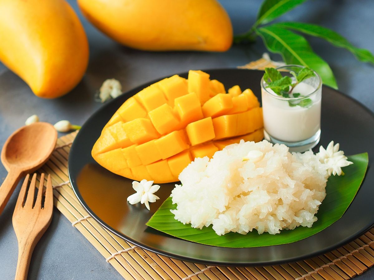 Sticky Rice mit Mango