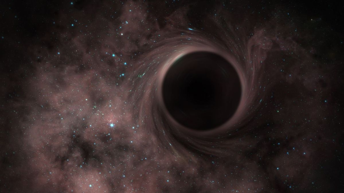 Weltall schwarzes Loch