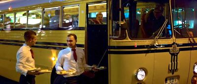 Außergewöhnliche Restaurants: Dinner im School Bus