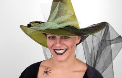 Eine freche Hexe für Karneval schminken