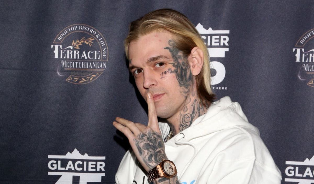 Aaron Carter bei einer Veranstaltung. 