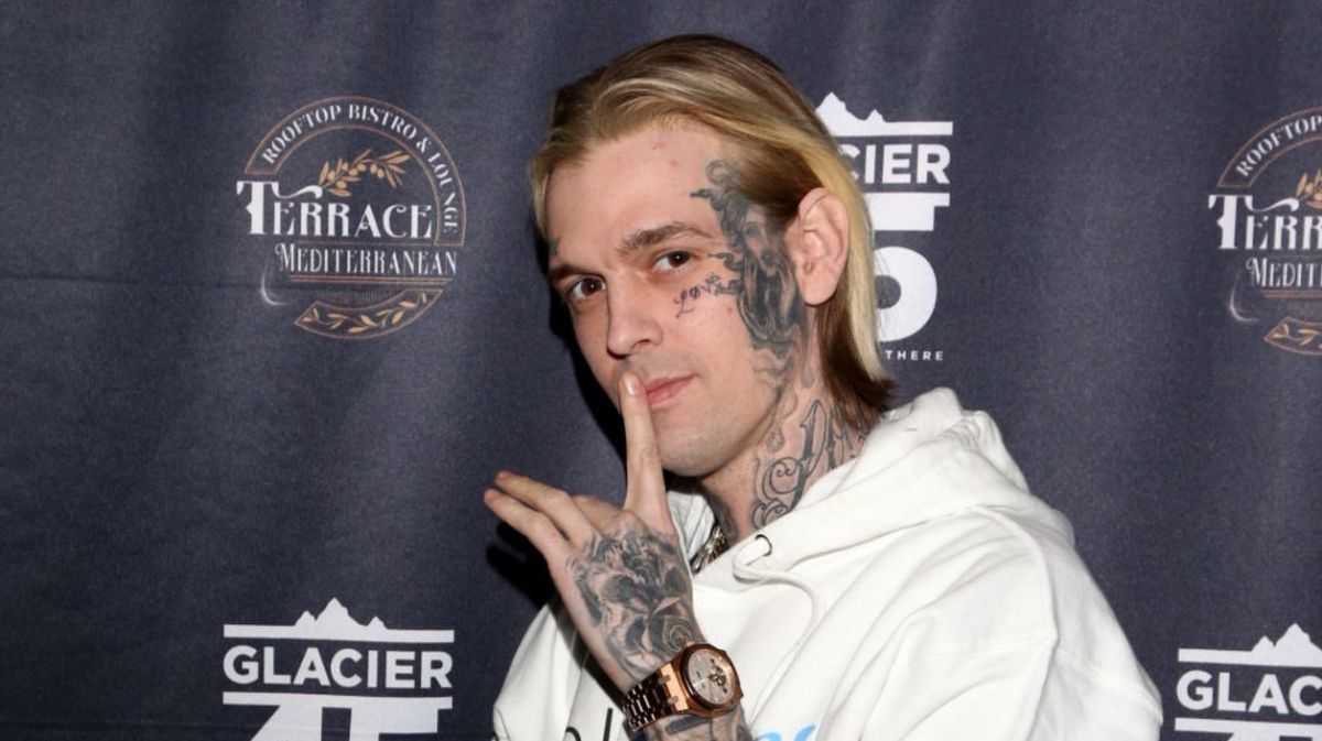 Aaron Carter bei einer Veranstaltung. 