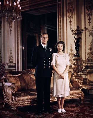 Prinz Philip und Königin Elisabeth II., 1947