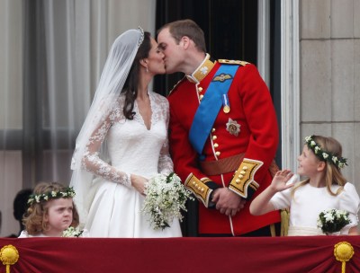 William und Kate bei ihrer Hochzeit, 2011 in London