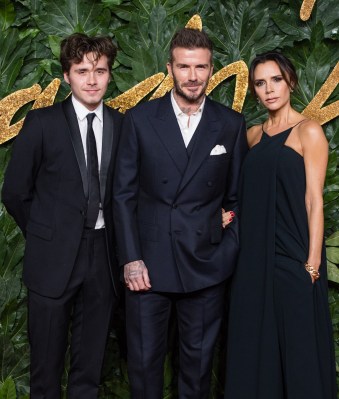 Victoria und David Beckham mit ihrem Sohn Brooklyn