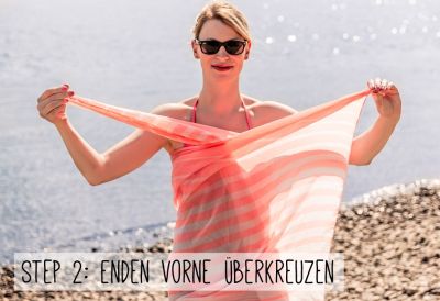 Tücher binden: Einfaches Strandkleid