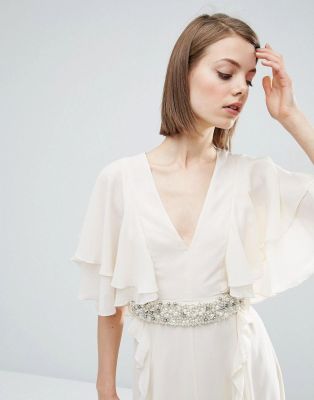 Hochzeitsschmuck: Perlenverzierter Taillengürtel von Asos, 26,99 €